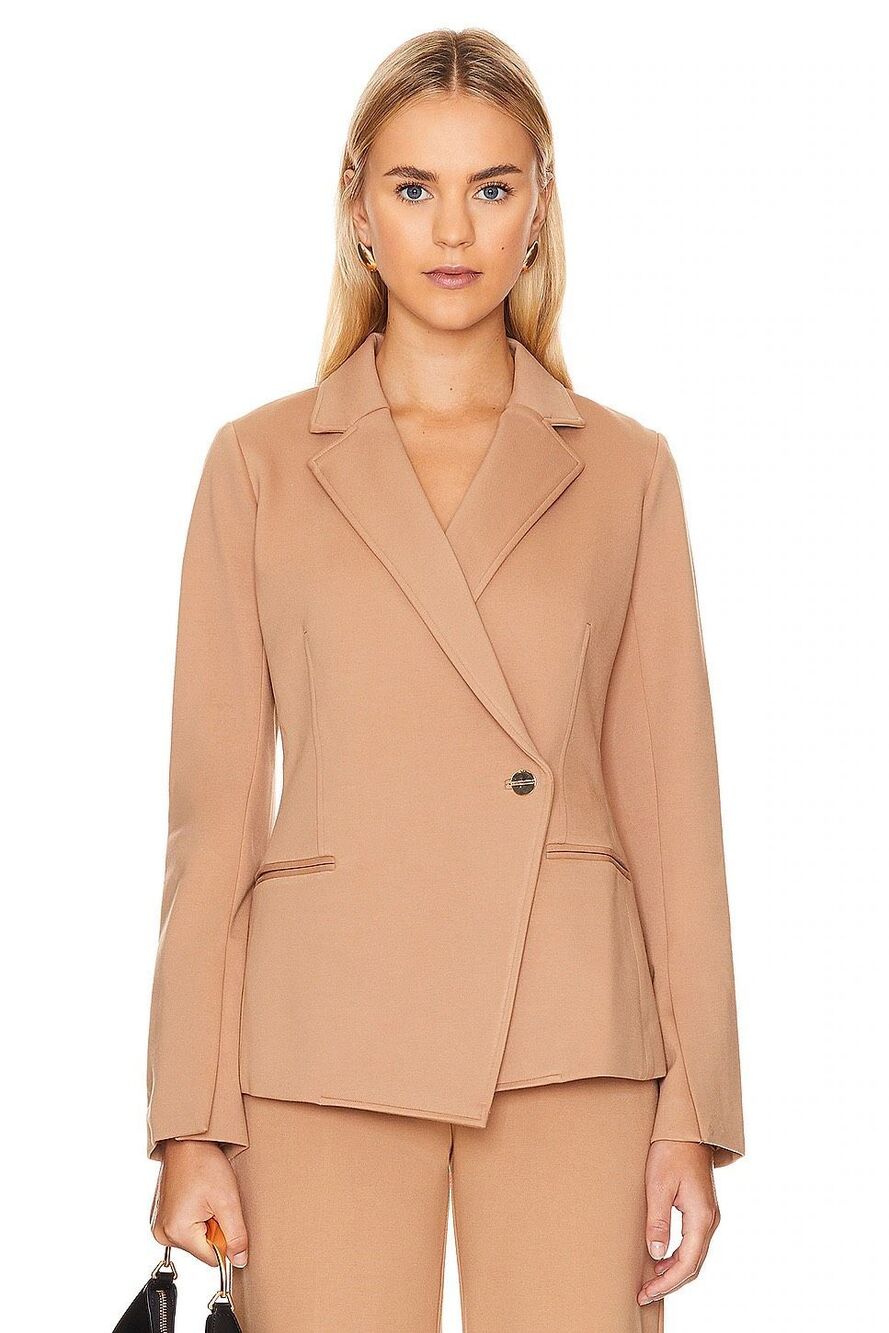 NWT Spanx Perfect Asymmetrical Tailored Blazer Office Stretch Ponte Size Small